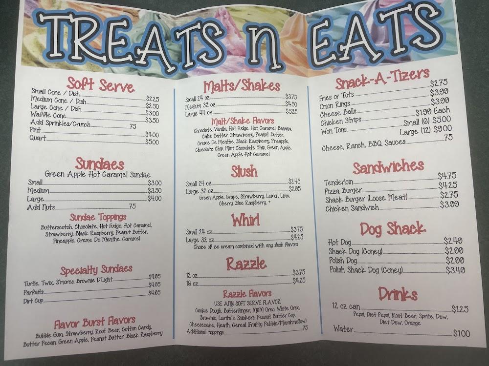 Snack Shack Treats N Eats Menu image 2